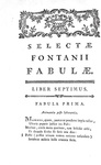 Le favole di Jean de La Fontaine: Fabulae selectae in Latinum sermonem conversae - Rouen 1775