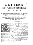 Lettere diplomatiche sulla fine della Grande Alleanza - Milano 1710 (prima edizione)