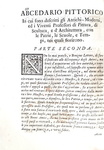 Orlandi - L'abcedario pittorico accresciuto di molti professori e di notizie di pittura - 1719