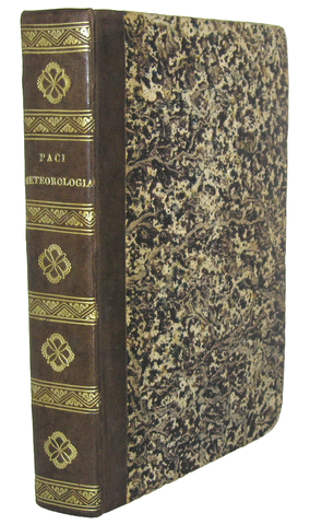 Giacomo Maria Paci - Saggio di meteorologia - Napoli 1842 (con 13 tavole - bella legatura coeva)