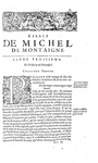 Un capolavoro dell'Umanesimo: Michel de Montaigne - Les Essais - 1657 (rara edizione in folio)