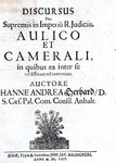 Miscellanea di sei opere seicentesche sul diritto pubblico imperiale - Jena e Helmstadt 1651/1665