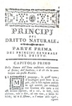 Diritto naturale nel Settecento: Burlamaqui - Principj del dritto della natura e delle genti - 1780