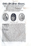 Bolla di Pio IV che disciplina i sacramenti e le competenze clericali - Roma, Blado 1562