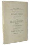 Giovanni Verga - Pane nero - Catania, Niccol Giannotta 1882 (rara e ricercata prima edizione)