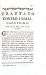 Gauthier - Trattato contro i balli e le cattive canzoni - Venezia 1787 (prima traduzione italiana)