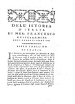 Un classico della storiografia italiana: Francesco Guicciardini - Della istoria d'Italia - 1775