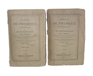 Fisica e meteorologia: Pouillet - Elements de physique et meteorologie - 1847 (con 40 belle tavole)