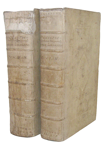 Monumentale raccolta di costituzioni imperiali: Goldast - Collectio constitutionum imperialium 1713