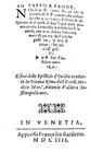 Ovidio - Epistole di  nuovo tradotte in ottava rima da Marc'Antonio Valdera - Venezia 1604