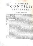 Paolo Sarpi - Historiae Concilii Tridentini libri octo - Elzevier 1622 (rarissima seconda edizione)