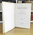 Un capolavoro della scienza politica: Niccol Machiavelli - Il principe - 1802 (edizione rara)