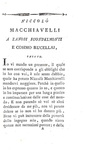 Niccol Machiavelli - Opere politiche (Discorsi sopra Tito Livio e il Principe) - Milano 1797