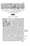 Bartolomeo Cavalcanti - La retorica, divisa in sette libri - Pesaro 1559 (rara terza edizione)