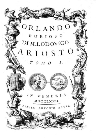 Ludovico Ariosto - Orlando furioso - Venezia, Antonio Zatta 1772 (con 62 magnifiche tavole in rame)