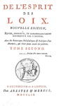 Montesquieu - De l'esprit des loix (& Defense) - Amsterdam 1759 (con 2 belle carte geografiche)