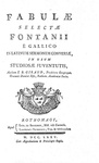 Le favole di Jean de La Fontaine: Fabulae selectae in Latinum sermonem conversae - Rouen 1775