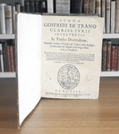 La celebre Summa Goffredi: Goffredo da Trani - Summa in titulos Decretalium - Venetiis 1586 (raro)