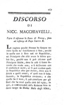 Niccol Machiavelli - Opere politiche (Discorsi sopra Tito Livio e il Principe) - Milano 1797