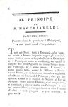 Un capolavoro della scienza politica: Niccol Machiavelli - Il principe - 1802 (edizione rara)