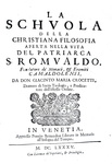 Crocetti - La schuola della christiana filosofia nella vita di S. Romualdo - 1685 (prima edizione)