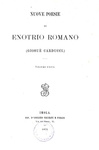 Una rarit bibliografica dell'Ottocento: Giosu Carducci - Nuove poesie - 1873 (prima edizione)