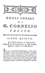 Tacito - Opere (Annali, Storie, Germania, Vita di Agricola) - Parigi 1760 (bella legatura coeva)