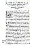 I Geoponica: Constantini Caesaris selectarum praeceptionum de agricultura - Venetiis 1538