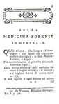 La medicina legale nel Settecento: Plenck - Elementi di medicina e chirurgia forense - Napoli 1784