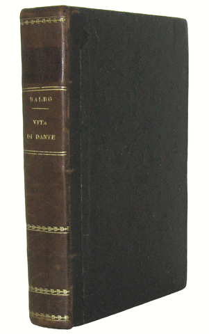 Cesare Balbo - Vita di Dante - Firenze, Le Monnier 1853 (bella legatura coeva in mezzo marocchino)