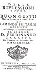 Ludovico Antonio Muratori - Delle riflessioni sopra il buon gusto nelle scienze e nellarti - 1756