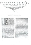 L'Umanesimo giuridico in Italia: Aimone Cravetta - Tractatus de antiquitate temporis - Lugduni 1549