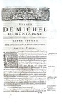 Un capolavoro del Cinquecento: Michel de Montaigne - Les Essais - 1657 (rara edizione in folio)