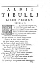 L'opera di Catullo: Catullus, Tibullus, Propertius. Ad optimorum exemplarium fidem recensiti - 1723