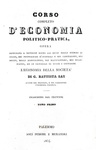 Un classico di economia: Jean Baptiste Say - Corso completo d'economia politico-pratica - 1834/36