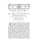 Un classico della storiografia italiana: Francesco Guicciardini - Della istoria d'Italia - 1775