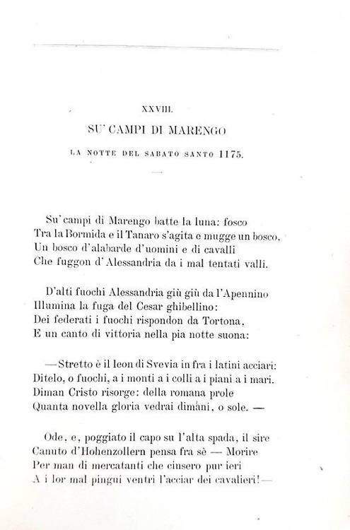 Una Rarita Bibliografica Dell Ottocento Giosue Carducci Nuove Poesie 1873 Prima Edizione