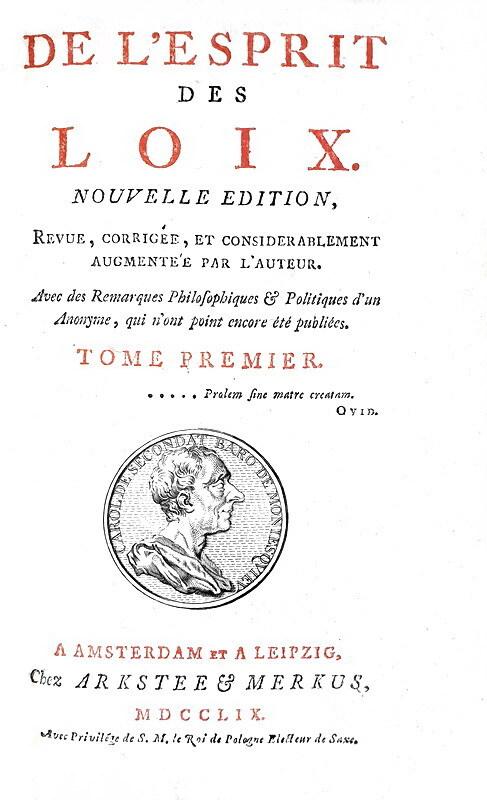 Montesquieu - De l'esprit des loix (& Defense) - Amsterdam 1759 (con 2 belle carte geografiche)